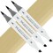 Artfinity Sketch Marker Sets - Set of 3 - Olive Gray YG8-5, Vibrant, Professional, Dye-Based Alcohol Markers for Artists, Drawing, Travel, & More